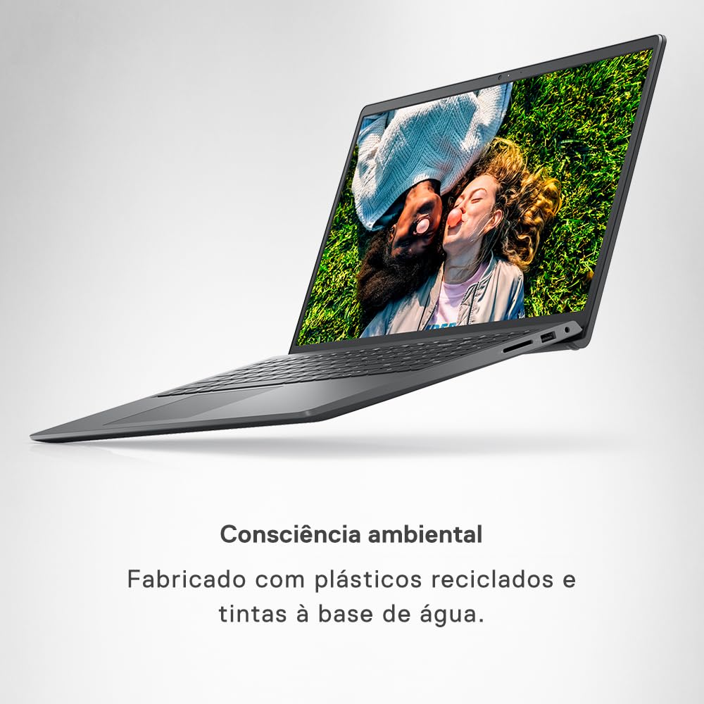 Notebook Dell Inspiron I15-I120K-U10P 15.6" Full HD 12ª Geração Intel Core i3 8GB 256GB SSD Linux Preto